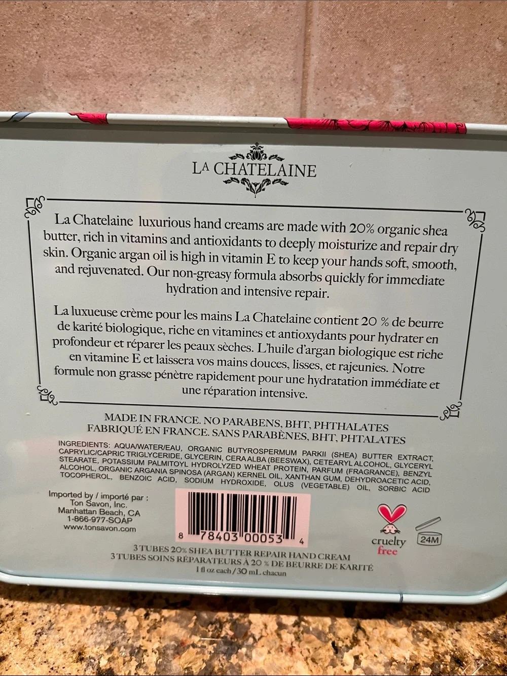La Chatelaine 3-Piece Hand Cream Set